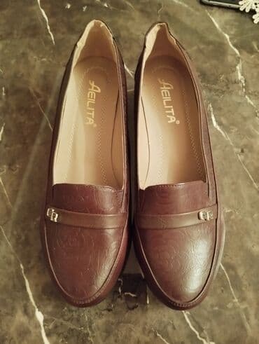 yay ucun kişi mokasinləri: Ölçü: 40, rəng - Qəhvəyi, Yeni — 1