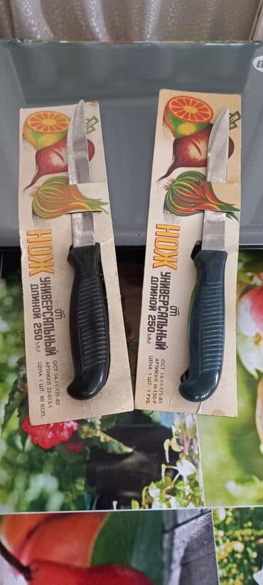ножи в баку: İki ədəd universal mətbəx bıçağı. Hər biri 15 və 12 manat.Bıçaqlar — 1