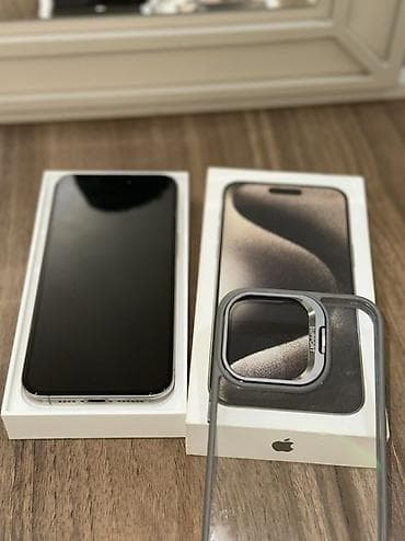 iphone dubay barter: IPhone 15 Pro, Space Gray, Face ID — 3