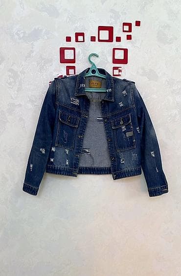 J.L.F.X denim gödəkçə - Material: qalın denim (pambıq qarışımı) - lalafo.az -da J.L.F.X denim gödəkçə - Material: qalın denim (pambıq qarışımı) -