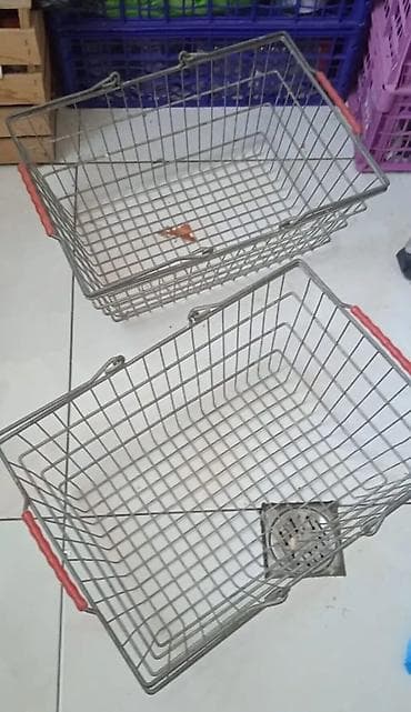 Moyka avadanlığı: Metal alver səbətləri – market və mağazalar üçün. 50 dene de lazm olsa — 1