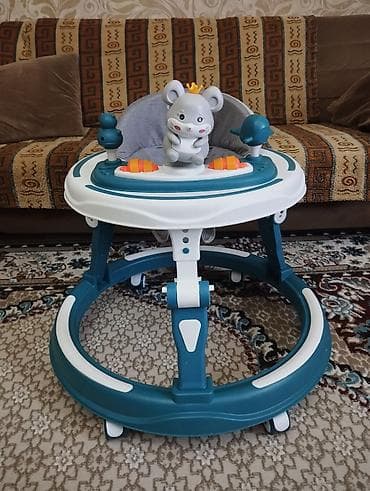 Uşaq gəzdirəni (walker) - Dairəvi baza və 6 təkər: hərəkəti