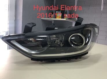Faralar: Sol, Yaxın və uzaq vuran işıqlar Hyundai, 2017 il, Orijinal, İşlənmiş