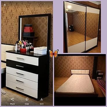 yolka satilir: SAMİRƏ🦋 Yataq dəsti satılır Komplekt: - 2 sürgülü qapılı, önü — 1