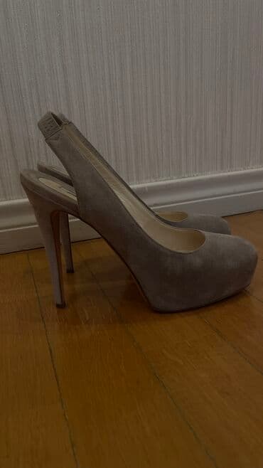 barya ayakkabı: Tuflilər, Ölçü: 38, rəng - Boz, İşlənmiş — 2