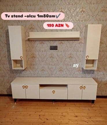 heyva cemi: 📺 *TV stend / TV altlığı* 🆕 Yeni sifarişlə hazırlanır – rəng seçimi — 1
