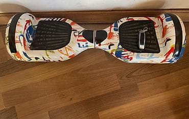 körpü: Elektrikli hoverboard – rəngarəng “graffiti” dizaynlı gövdə — 1