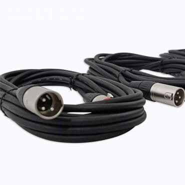 Kabellər: Mikrafon kabeli Samson MC18 balanslaşdırılmış mikrofon kabeli, XLR
