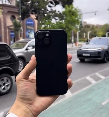 ipad 3 mini: IPhone 15, 128 GB, Matte Space Gray, Zəmanət, Simsiz şarj, Face ID — 1