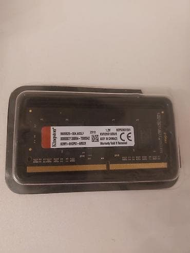 Operativ yaddaş (RAM) Kingston, 8 GB, 2666 Mhz, DDR4, Noutbuk üçün