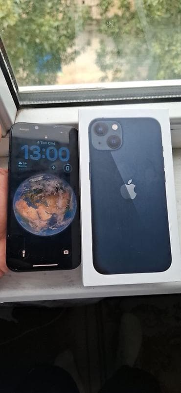 iphone adapteri: IPhone 13, 128 GB, Qara, Face ID — 9