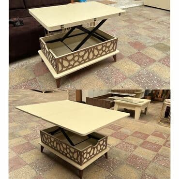 yığılıb açılan stol: Jurnal masası, Yeni, Açılan, Dördbucaq masa — 2