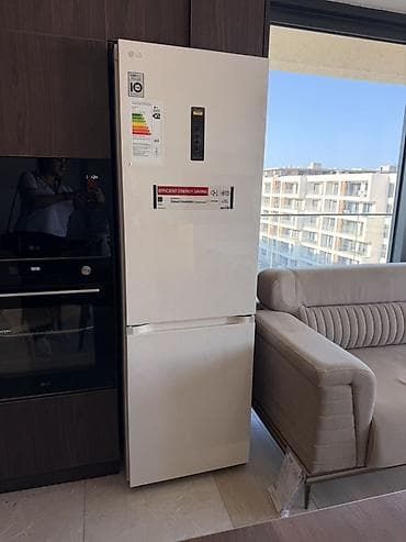 balaca plazma: LG iki qapılı soyuducu (aşağıda dondurucu) Yeni LG Smart Inverter — 2