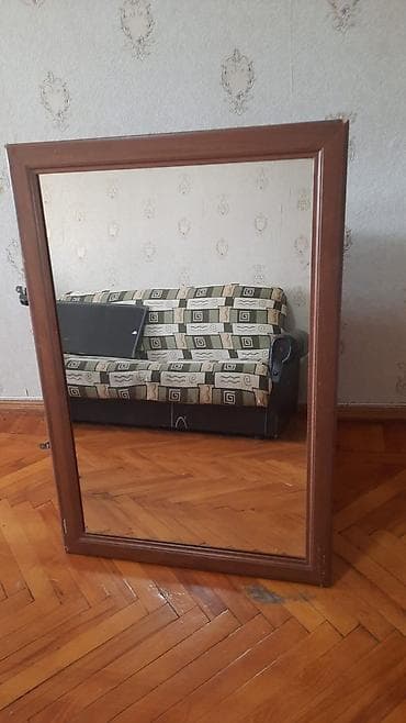 Güzgü Döşəmə üstü, Düzbucaqlı, Sadə, Çərçivə ilə — 1