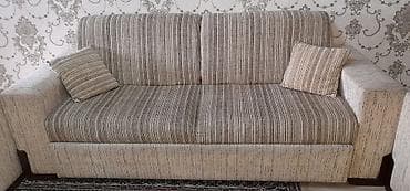 İşlənmiş, Künc divan, 2 kreslo, Bazasız, Açılan