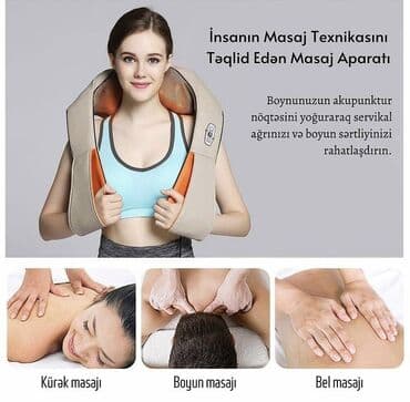 массажер для шеи баку: Masajor, Vibro masajor, Bədən üçün, Yeni, Pulsuz çatdırılma — 9