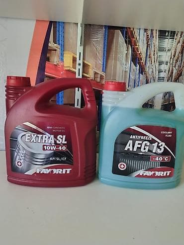 dizel yağları: Favorite 10w40 5 litr+ 4 litr antifriz cemi 50 AZN ünvan Xırdalan — 1