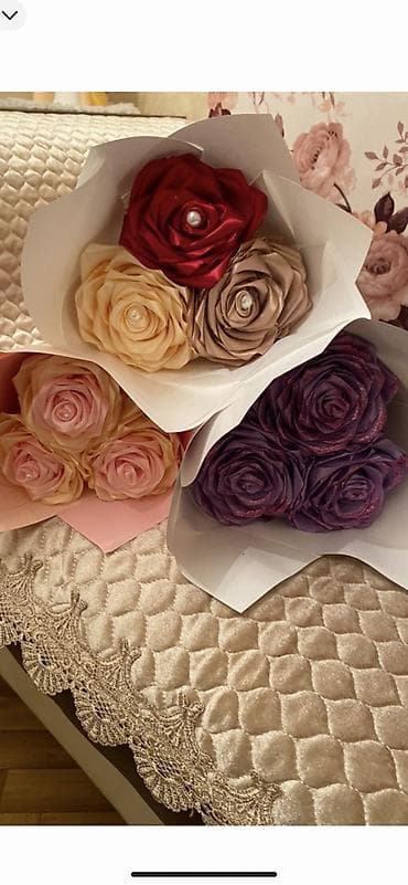 xonca satisi: Satilirlar endirim olub .Gul buketler 20-16-10-7m — 10