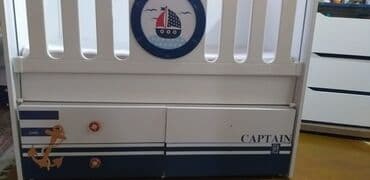 продам детскую кроватку: Oğlan və qız üçün, İşlənmiş, Beşik, Matras ilə — 3