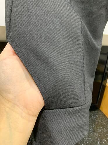 Köynəklər: Klassik qadin salvari qara reng 42 razmer payiz qis fesli ucun cekisi — 3