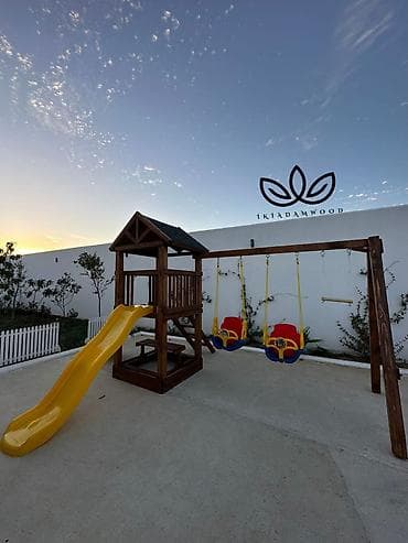 et taxtasi: Uşaq üçün taxta oyun kompleksi – həyət və bağ sahələri üçün - — 2