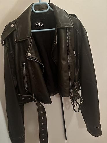 Proton: Кожаная куртка, Zara, S — 3