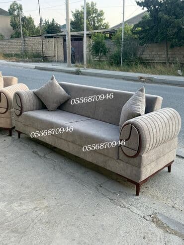 Masalar və oturacaqlar: Divan, Yeni, Açılan, Bazalı, Parça, Şəhərdaxili pulsuz çatdırılma — 3