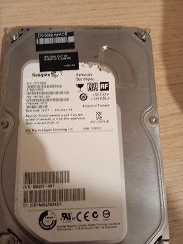 Seagate Barracuda 500 GB daxili sərt disk (HDD) DISK ISLECLDI AMA