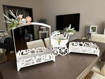 Uşaq xonçası. 3u bir yerde 25manat. Məhsul: “Baby Shower” dekor