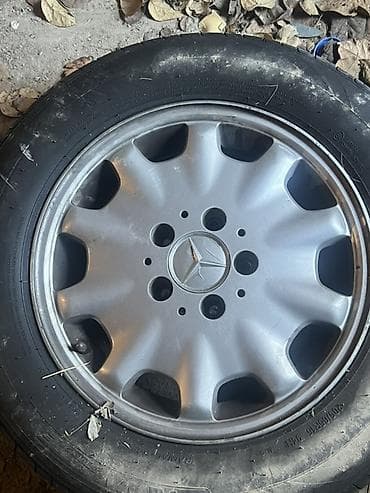 şin və disk: İşlənmiş Disk təkər Mercedes-Benz 205 / 65 / R 15, 5 Boltlu — 4