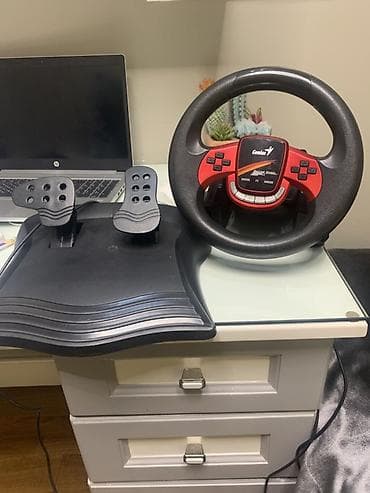 Modemlər və şəbəkə avadanlıqları: Genius Speed Wheel (sükan+pedal seti) - Sükan: Tam ölçülü döngəvi — 1