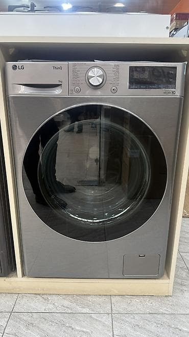 elektrik muherriki: Paltaryuyan maşın LG, 9 kq, Yeni, Avtomat, Qurutma var, Kredit yoxdur, Ünvandan götürmə, Ödənişli çatdırılma, Rayonlara çatdırılma — 3