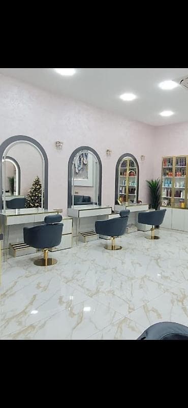 Salon və ev üçün vizaj/saç stolu və güzgü sistemləri – dizayn və — 2