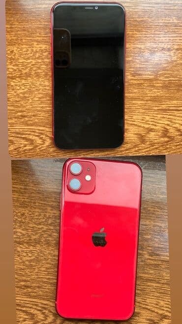 apple iphone 11 pro: IPhone 11, 64 GB, Qırmızı, Face ID — 1