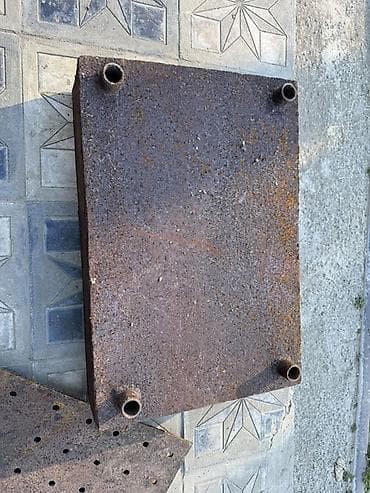 Manqallar, qrillər, barbekyu: Dəmir manqal/kömür qutusu - Material: qalın metaldan hazırlanmış, tam — 5