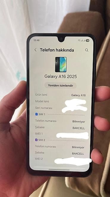iphad mini 2: Samsung Galaxy A16, 256 GB, rəng - Qara, Barmaq izi, Simsiz şarj, İki sim kartlı — 5