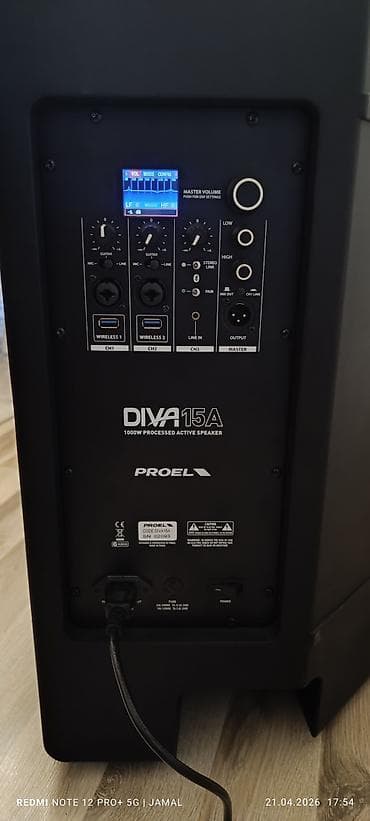 səs mikşeri: Restoranlar üçün aylıq səs sistemi — hazır paket Komplektə daxildir — 3