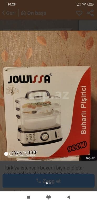 пароварка купить в баку: Buxarla bişirmə dietik bişirimlər üçün çox effektlidir — 1