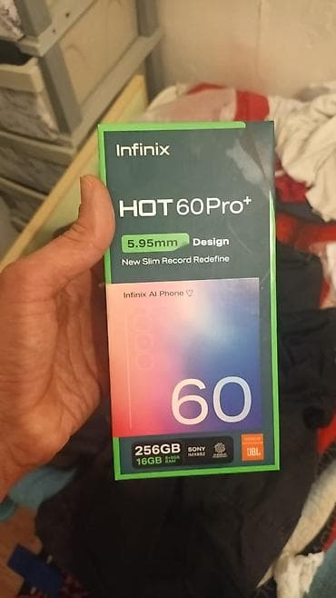 60 azn telefon: Infinix Hot 60 Pro+, 256 GB, rəng - Boz — 4