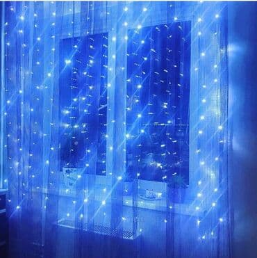 Электрические гирлянды: Yağış işıqlar Hem çölde hem içeride istifade etmek olur Uzunluq — 5