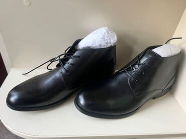 bot kişi: ALDO kişi ayaqqabıları – 2 model 1) Qara broqer çəkmələr - Material — 4