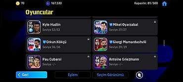 EFootball hesabı – güclü komanda və ulduz kolleksiyası - Komanda — 9