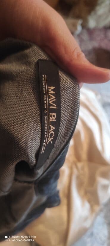 cins pencekler: Cins şalvar, Mavi, S — 3