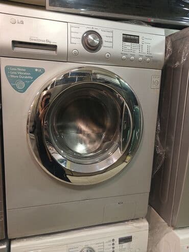 averlok maşını: Paltaryuyan maşın LG, 6 kq, İşlənmiş, Avtomat, Qurutma var, Kredit yoxdur, Ödənişli çatdırılma, Pulsuz çatdırılma, Ünvandan götürmə — 2