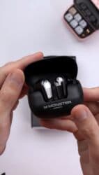 airdots s: Yeni Simsiz (Bluetooth) Qulaqcıqlar, Monster, rəng - Qara — 6