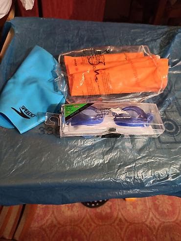 Üzgüçülük üçün aksessuar dəsti - Üst geyim/rashguard tipli narıncı