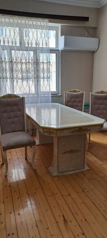 Чехлы: Для гостиной, Новый, Нераскладной, Круглый стол, 6 стульев — 1