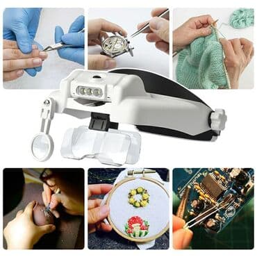 diş aparatı: Lupa baş lupasi ▪️lupa böyüdücü ▪️model:mg81000-sc ▪️3 led isigi — 3