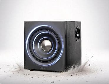 bluetooth mikrofon: Edifier S355DB Walnut ( tünd qəhvəyi ) 2.1 dinamik sistemi. Bu — 7