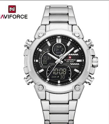 çekmeler: Qol saatı, NaviForce, rəng - Gümüşü — 1